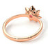 Lotus Flower Solitaire Pink Moissanite Ring - Lotus no. 802